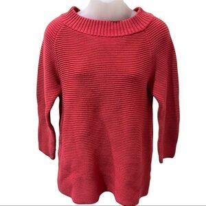 Talbots Chunky Knit Sweater with 3/4 Sleeves